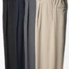 Pantalon large à plis pour homme