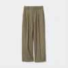 Pantalon large plissé pour femme Pantalon large plissé pour femme