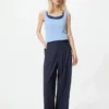 Pantalon large plissé pour femme Pantalon large plissé pour femme