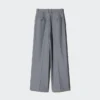 Pantalon large plissé pour femme Pantalon large plissé pour femme