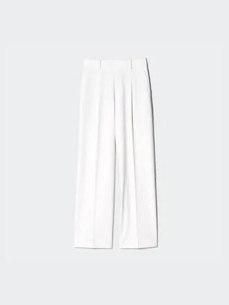 Pantalon large plissé pour femme | Grande taille