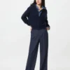 Pantalon large plissé pour femme | Grande taille Pantalon large plissé pour femme | Grande taille