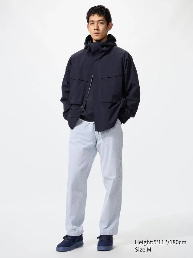Pantalon unisexe stretch à la cheville | Seersucker Pantalon unisexe stretch à la cheville | Seersucker