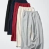 Pantalons de survêtement droits unisexes