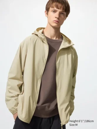 Parkas anti-UV pour homme, format de poche