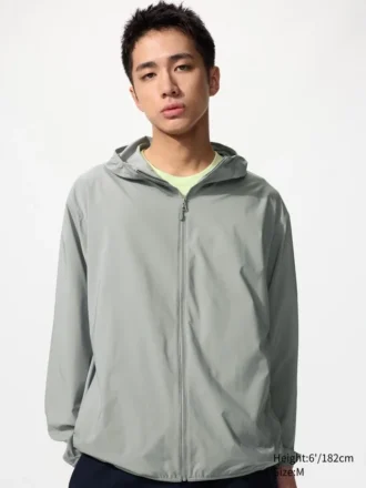 Parkas anti-UV pour homme, format de poche