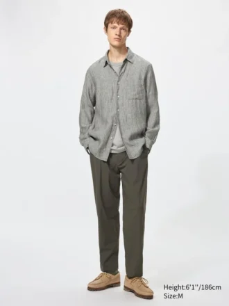 Premium Linen Chemise pour homme | Rayée