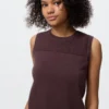 Pull en coton pour femme | Sans manches