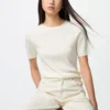 Pull en laine mérinos 3D Knit pour femme | Manches courtes