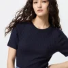 Pull en laine mérinos 3D Knit pour femme | Manches courtes
