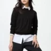 Pull en laine mérinos pour femme