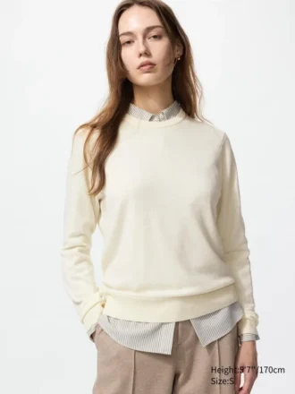 Pull en laine mérinos pour femme
