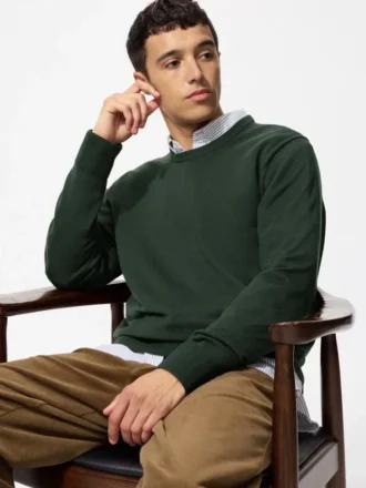 Pull en laine mérinos pour homme