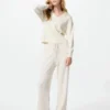 Pull en maille côtelée lavable pour femme