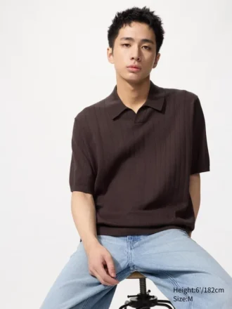 Pull en maille lavable pour homme