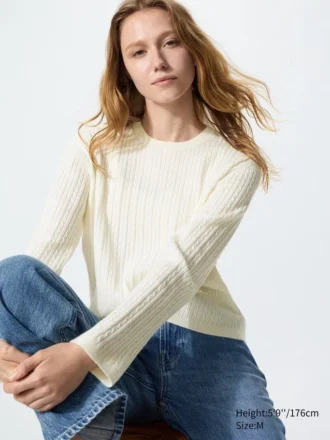 Pull à mini-côtes pour femme