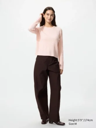 Pull à mini-côtes pour femme