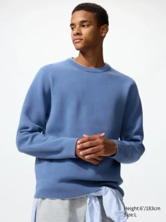 Pull unisexe lavable à côtes milanaises