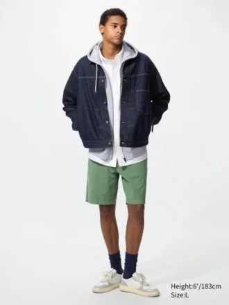 Short chino pour homme | 21,5 cm