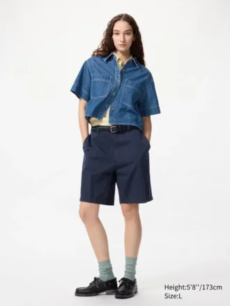 Short chino pour homme | 21,5 cm