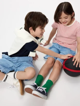 Shorts facile pour enfants | Denim