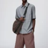 Shorts large à plis pour homme | 31,75 cm