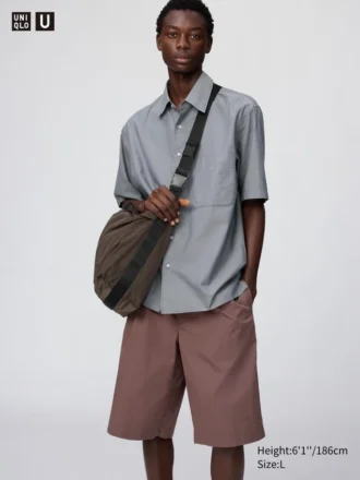 Shorts large à plis pour homme | 31,75 cm