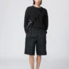 Shorts large à plis pour homme | 31,75 cm