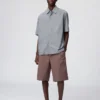 Shorts large à plis pour homme | 31,75 cm