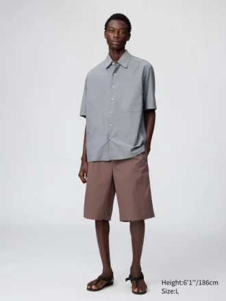 Shorts large à plis pour homme | 31,75 cm