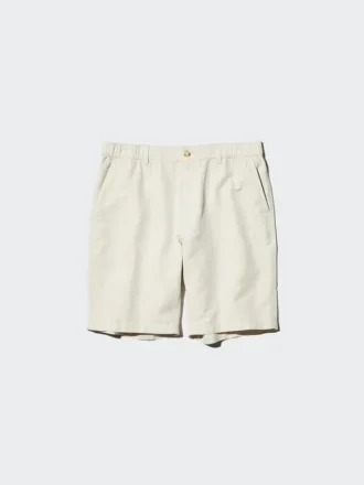 Shorts pour homme en mélange de lin | 24 cm