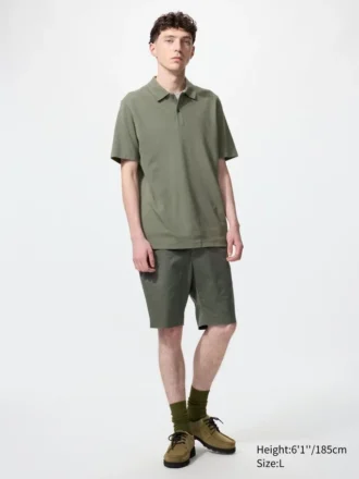 Slim stretch shorts for men | 23 cm