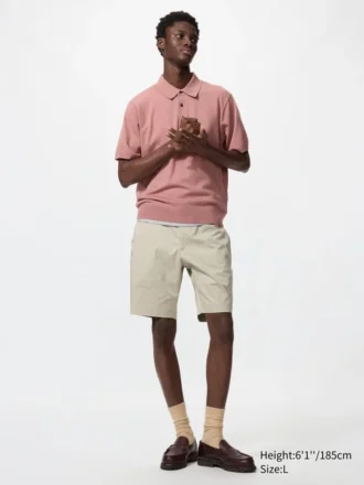 Slim stretch shorts for men | 23 cm