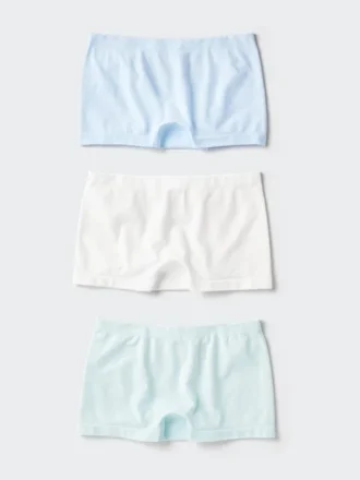 Sous-vêtements sans coutures AIRism pour enfants | 3 paires