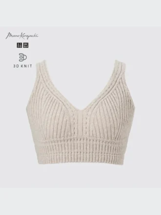 Soutien-gorge côtelé en tricot 3D Knit pour femme Soutien-gorge côtelé en tricot 3D Knit pour femme