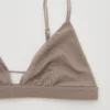 Soutien-gorge sans armatures pour femme (triangle en maille)