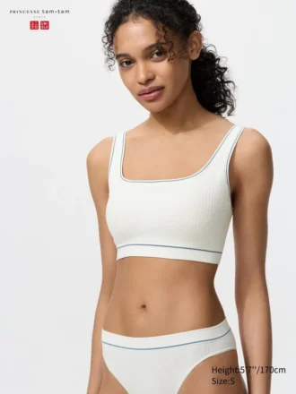Soutiens-gorge sans armatures à encolure carrée pour femme | Line