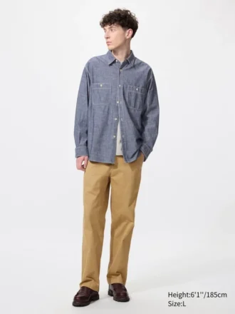 Surchemise en chambray pour homme