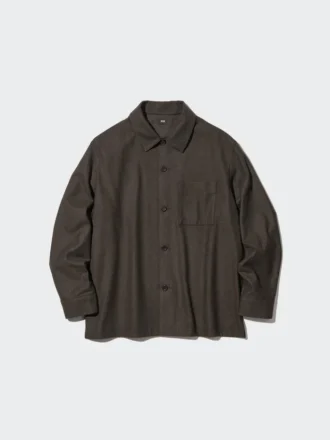 Surchemise en sergé brossé pour homme