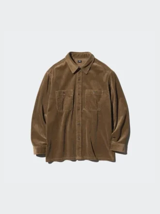 Surchemise en velours côtelé pour homme