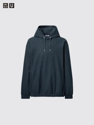 Sweats à capuche à T-shirts manches longues en jersey brossé pour homme