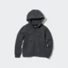 Sweats à capuche Ultra Stretch pour enfant, T-shirts manches longues et fermeture éclair intégrale