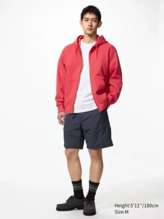Sweats à capuche unisexe zippés sur toute la longueur