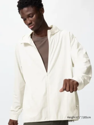 Sweats à capuche zippés intégraux DRY-EX avec protection UV pour homme