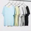T-shirt ample à col en V AIRism pour femme | 2 Way