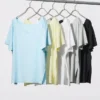 T-shirt ample à col en V AIRism pour femme | 2 Way