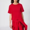 T-shirt ample en maille pour femme
