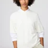 T-shirt ample en maille pour femme