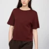 T-shirt ample en maille pour femme