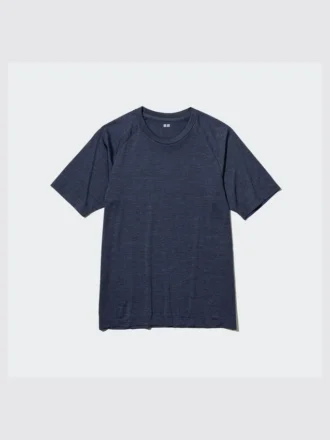 T-shirt à col rond et manches courtes DRY-EX pour homme (imprimé)